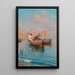 Motiv von Capri - Bernardo Hay — gerahmtes Bild an der Wand