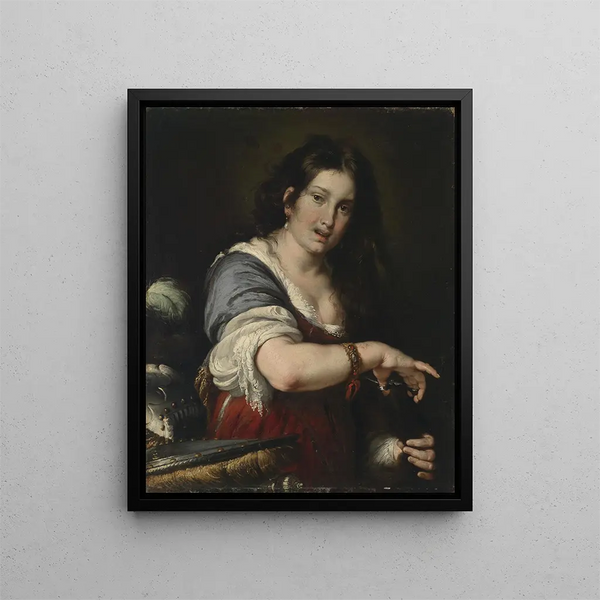 Bérénice - Bernardo Strozzi — gerahmtes Bild an der Wand
