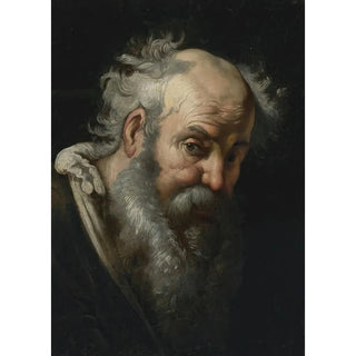 Bernardo Strozzi - Head Of A Bearded Man.webp