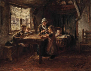 Manger des pommes - Bernardus Johannes Blommers — Ansicht des Kunstwerks