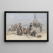 Poissonnières sur la plage de Scheveningen - Bernardus Johannes Blommers — gerahmtes Bild an der Wand