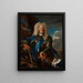 Portrait von Auguste Guillaume de Brunswick - Bernhard Christoph Francke — gerahmtes Bild an der Wand