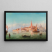 Vue de Venise - Bernhard Fiedler — gerahmtes Bild an der Wand