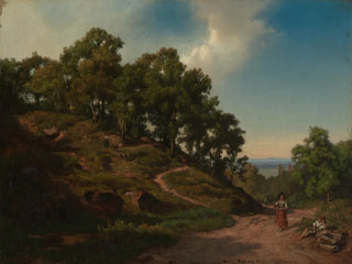 Italienisches Landschaftsgemälde - Bernhard Fries — Ansicht des Kunstwerks