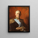 Gustave V 1858-1950 König von Schweden - Bernhard Störmann — gerahmtes Bild an der Wand