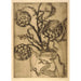Artischocke - Bertha Jaques — gerahmtes Bild an der Wand