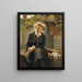 L'artiste Jeanna Bauck - Bertha Wegmann — gerahmtes Bild an der Wand