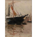 Reproduktion des Gemäldes Szene im Hafen, Isle of Wight - Berthe Morisot