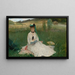 Lesung - Berthe Morisot — gerahmtes Bild an der Wand