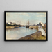 Le Port de Lorient - Berthe Morisot — gerahmtes Bild an der Wand