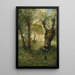 Alter Weg, Auvers - Berthe Morisot — gerahmtes Bild an der Wand