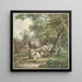 Nutztier in einem Obstgarten - Pieter Gerardus van Os — gerahmtes Bild an der Wand