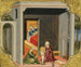 Die Geburt des heiligen Nikolaus von Bari - Bicci di Lorenzo — Ansicht des Kunstwerks