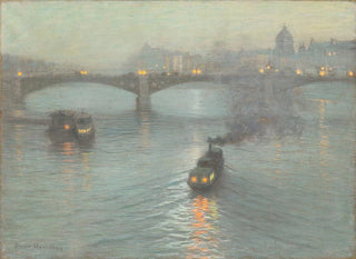Soirée sur la Seine - Birge Harrison — Ansicht des Kunstwerks