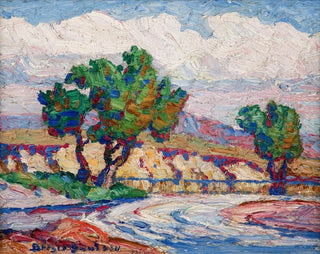 Bach in den Ausläufern des Colorado - Birger Sandzén — Ansicht des Kunstwerks