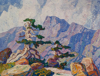 Nähe der Baumgrenze, Rocky Mountains, Colorado - Birger Sandzén — Ansicht des Kunstwerks