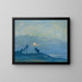 Sonnenuntergang über den Bäumen - Birger Sandzén — gerahmtes Bild an der Wand