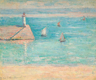 Bateaux au port de Dilette, Normandie - Blanche Hoschedé-Monet — Ansicht des Kunstwerks
