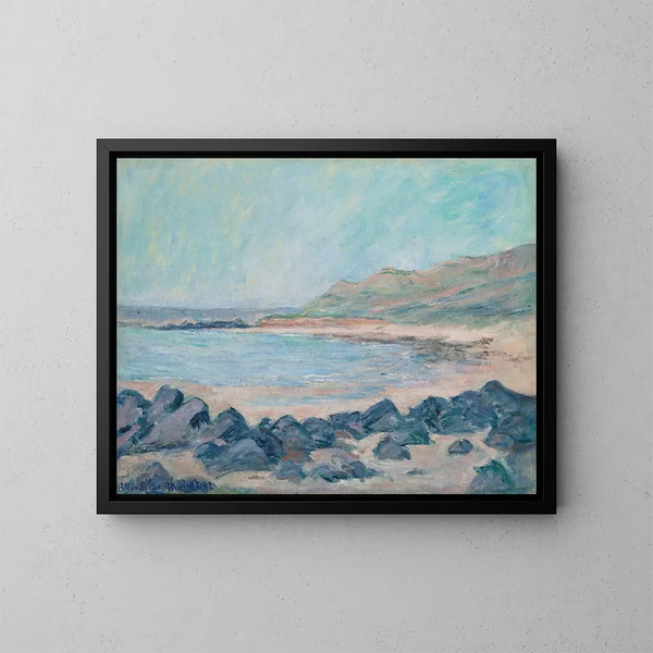 Küstenlandschaft am Meer - Blanche Hoschedé-Monet — gerahmtes Bild an der Wand