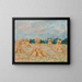 La Moisson aux Moyettes - Blanche Hoschedé-Monet — gerahmtes Bild an der Wand