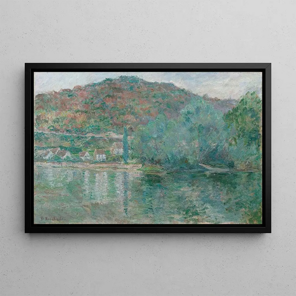 Die Seine bei Eauplet - Blanche Hoschedé-Monet — gerahmtes Bild an der Wand