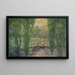 Die Seerosen - Blanche Hoschedé-Monet — gerahmtes Bild an der Wand