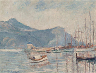 Blanche HoschedMonet - Les bateaux au port.webp