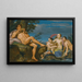 Polyphème und Galatée - Bolonia Schule — gerahmtes Bild an der Wand