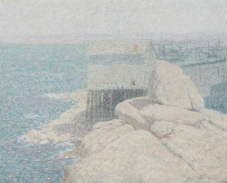 Dorf chinesischer Fischer, Monterey Bay, Kalifornien - Bolton Coit Brown — Ansicht des Kunstwerks