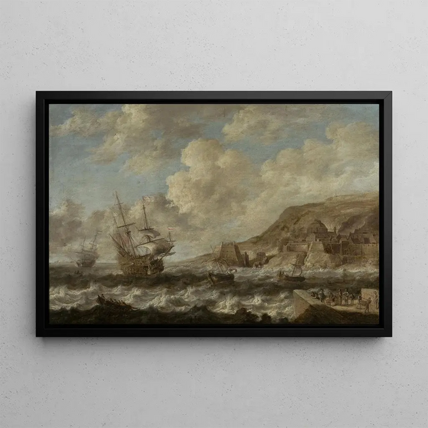 Bonaventura Peeters the Elder - Ships in a port.webp