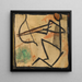 Bonhommes avec flèche et arc - Egon Schiele — gerahmtes Bild an der Wand