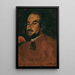 Portrait eines Schauspielers, der Nikolaï Alexandrov genannt wird - Boris Grigoriev — gerahmtes Bild an der Wand