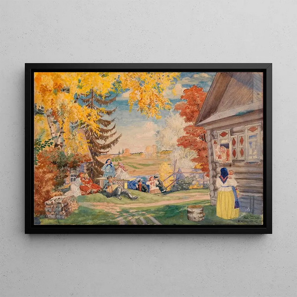 Boris Kustodiev - Peasant Women Neverov.webp
