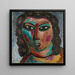 Braune Locken - Alexej von Jawlensky — gerahmtes Bild an der Wand