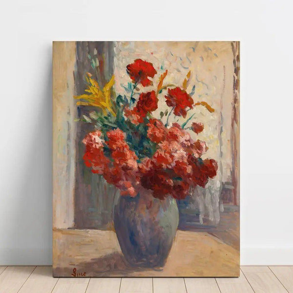 Reproduktion des Gemäldes Blumenstrauß in einer Vase - Maximilien Luce