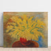 Reproduktion des Gemäldes Blumenstrauß aus Mimosen im roten Topf - Moïse Kisling