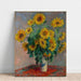 Reproduktion des Gemäldes Sonnenblumenstrauß - Claude Monet