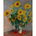 Reproduktion des Gemäldes Sonnenblumenstrauß - Claude Monet