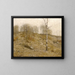 Hoch im Dezember - Bruce Crane — gerahmtes Bild an der Wand