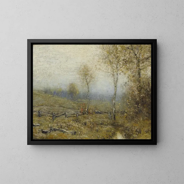 Winterlandschaft - Bruce Crane — gerahmtes Bild an der Wand