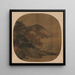 Buffle und Junge in einer herbstlichen Landschaft - Yan Ciping — gerahmtes Bild an der Wand