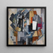 Büro und Schlafzimmer - Kazimir Malevich — gerahmtes Bild an der Wand