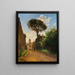Via San Nicola di Tolentino in Rom - C. A. Klee — gerahmtes Bild an der Wand