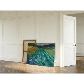 Cabbage Field - Edvard Munch | Reproduction Tableau Décoration murale affiche copie