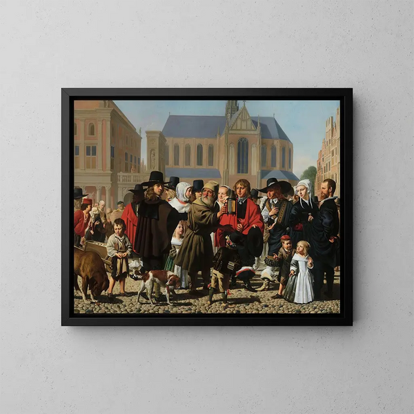 Caesar van Everdingen — gerahmtes Bild an der Wand