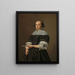 Elisabeth van Kessel 1640-1717 Ehefrau von Willem Jacobsz Baert - Caesar van Everdingen — gerahmtes Bild an der Wand