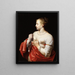 Figur weiblich, vielleicht Lucretia - Caesar van Everdingen — gerahmtes Bild an der Wand