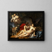 Jupiter und Callisto - Caesar van Everdingen — gerahmtes Bild an der Wand