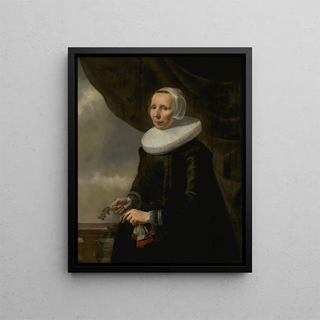 Caesar Van Everdingen - Portret van Aechje Claesdr Moer 15851640.webp