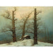 Reproduktion des Gemäldes Cairn unter dem Schnee - Caspar David Friedrich